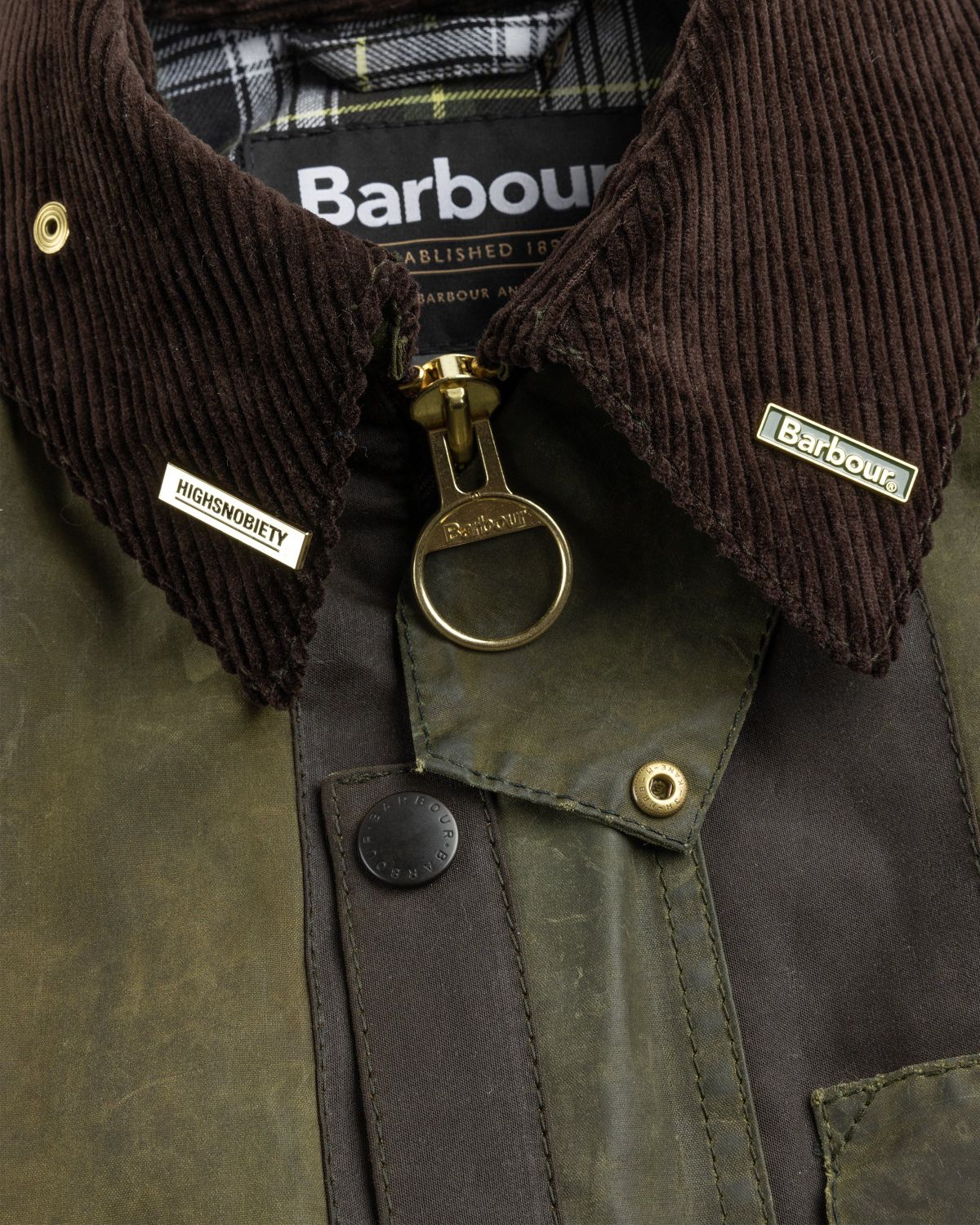 Green hot sale barbour jacket